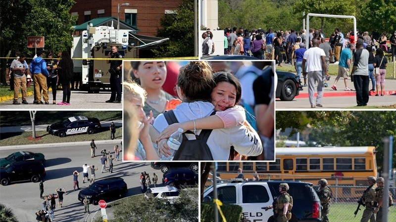 Amerika’da sıradan bir gün: Sınıfa polis baskını