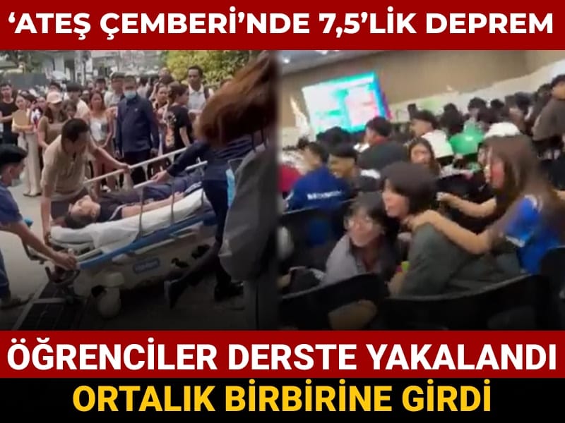 ates cemberinde 75lik deprem ogrenciler derste yakalandi ortalik birbirine girdi FrXSkkua